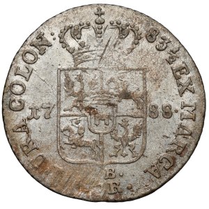 Poniatowski, Złotówka 1788 EB