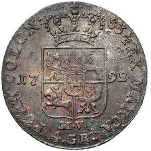 Poniatowski, Złotówka 1792 MV