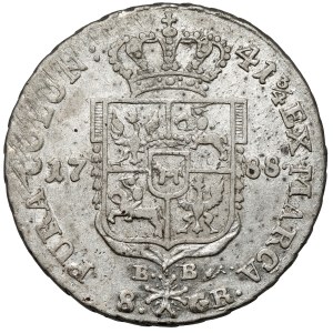 Poniatowski, 2-złoty coin, 1788 EB