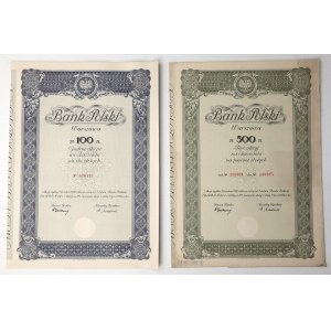 Bank of Poland - Set of 100 and 5 x 100 zł, 1934 (2 pieces)