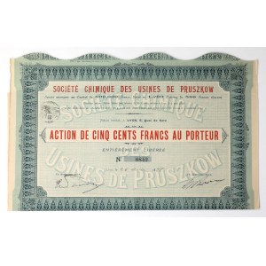 Pruszków Chemical Works (Société Chimique des Usines de Pruszkow), 100 francs