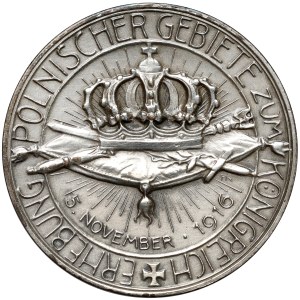 Medal Commemorating the Establishment of the Kingdom of Poland, 1916 (Lauer)