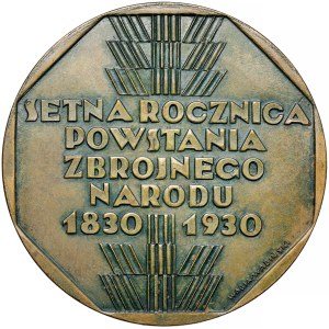 Medal 100. rocznica Powstania Listopadowego 1930 (Repeta/Wabiński)
