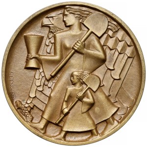 Medaila pri príležitosti výstavby kopca Józefa Piłsudského, Krakov 1936