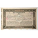 PBR, 7% mortgage bond for 500 zł—converted in 1933 to 5.5%—high numerator
