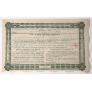 PBR, 7% mortgage bond for 500 zł—converted in 1933 to 5.5%—high numerator