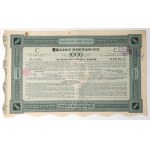 PBR, 7% mortgage bond for 1,000 zł—converted in 1933 to 5.5%—high numerator