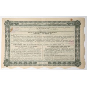 PBR, 7% mortgage bond for 1,000 zł—converted in 1933 to 5.5%—high numerator