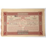PBR, 7% mortgage bond for 5,000 zł—converted in 1933 to 5.5%—low numerator