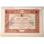 BGK, 7% to 5.5% Covered Bond, Series VII, 1,000 francs, 1933