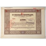 BGK, 8% to 5.5% Construction Bond, Issue II, 1,000 zł, 1931