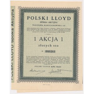 Polski Lloyd, Em.1-4, 100 zł 1931