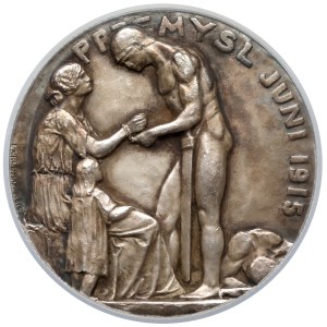 Deutschland, Silbermedaille 1915 (P. Leibküchler) Belagerung bei Przemysl