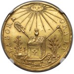 Jan Buchheim, 4-ducat medal (17th century) - Pray and work...