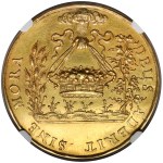 Jan Buchheim, 4-ducat medal (17th century) - Pray and work...