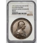Poniatowski, Medal Jan Ludwig Regemann 1771 (Holzhaeusser)