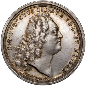 August III Sas, Medal wybór na króla Polski 1733