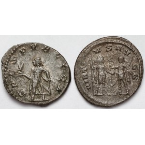Roman Empire, Valerian (253–260 CE) Antoninuses – set (2 pieces)