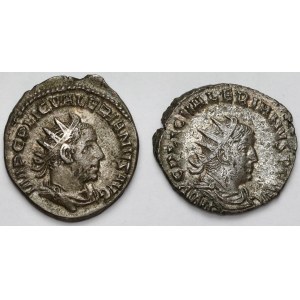 Roman Empire, Valerian (253–260 CE) Antoniniani – Set (2 pieces)
