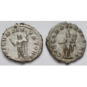 Cesarstwo Rzymskie, Walerian (253-260 n.e.) i Galien (258-268 n.e.) Antoniniany - zestaw (2szt)
