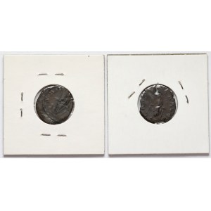 Roman Empire, Victorinus (269–271 CE) and Tetricus II (273–274 CE) Antoninuses – set (2 pieces)