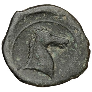 Grécko, Zeugitana, Kartágo (250–200 pred n. l.) AE20
