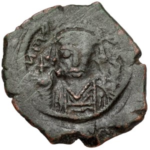 Mauritius Tiberius (582–602 CE) Follis, Nicomedia