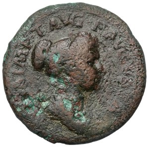 Julia Titi (79–90/1 n. e.) Dupondius, Řím – velmi vzácný