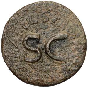 Ottaviano Augusto (27 a.C.-14 d.C.) Dupondius, Roma - L. Naevius Surdinus (15 a.C.)