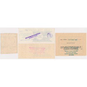 NSZZ “Solidarność” Donation Token, Kraków Laundry Vouchers, and Voucher for Industrial Goods (People’s Republic of Poland) — 4 pieces