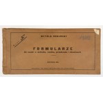 The booklet “Forms for Learning About Bills of Exchange, Checks, Money Orders, and Foreign Currency” (Form “E”) — Witold Bobiński, Katowice 1933