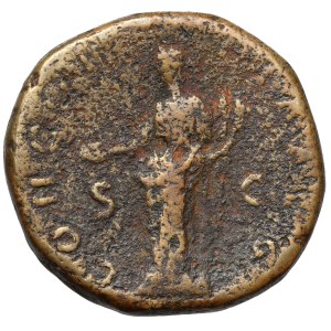 Sabina, Ehefrau von Hadrian (117–136 n. Chr.), Sesterc, Rom