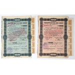 Warsaw Credit Society, 8% to 5% Mortgage Bonds for 1,000 and 5,000 zł, 1928–1931 (2 pieces)