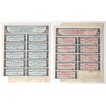 Warsaw Credit Society, 8% to 5% Mortgage Bonds for 1,000 and 5,000 zł, 1928–1931 (2 pieces)