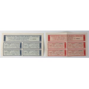 Warsaw Credit Society, 4.5% and 5% Mortgage Bonds, 200–1,500 zł, 1924 (5 pieces)