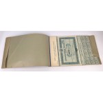Książka emisyjna (72 szt. akcji) A. Piasecki Fabryka Czekolady, 100 zł 1933