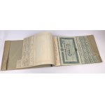 Książka emisyjna (72 szt. akcji) A. Piasecki Fabryka Czekolady, 100 zł 1933