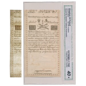 10 złotych 1794 - C - fragment filigranu D&C BLAUW