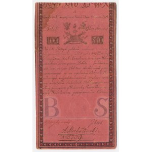 100 złotych 1794 - A - pełny HERBOWY filigran