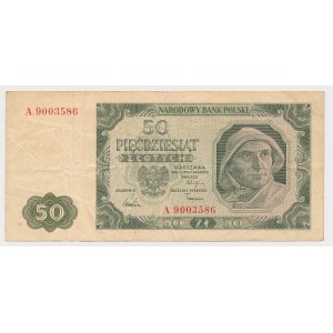 50 zloty 1948 - A - 7 cifre