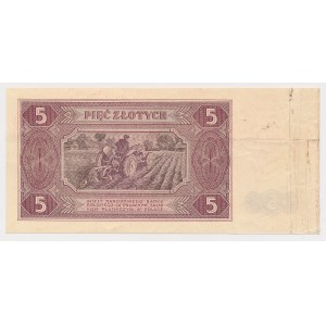 1948 5 zł Acceptance Sample - A 0000000 - no imprints