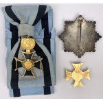 People's Republic of Poland, Order of Virtuti Militari, 1st Class—later engraved version / copy