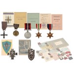 PSZnZ, Set of Decorations and Badges Belonging to Henryk Demczuk - 13th Supply Company