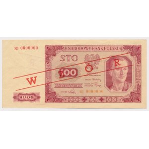 100 zł Acceptance Form, 1948 - ED 0000000 - FORM