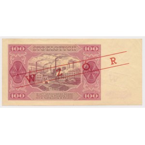 100 zł Acceptance Form, 1948 - ED 0000000 - FORM