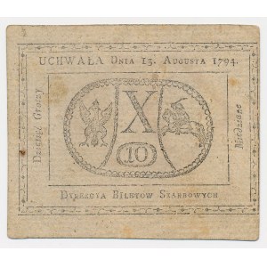 10 groszy, 1794