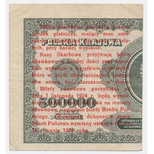 1 grosz, 1924—right half—W—RARE