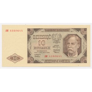 10 zlotych, 1948 - AW