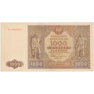 1.000 zloty 1946 - A. (con il punto)