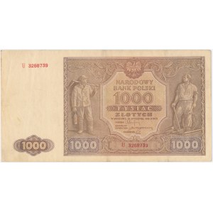 1.000 zloty 1946 - U